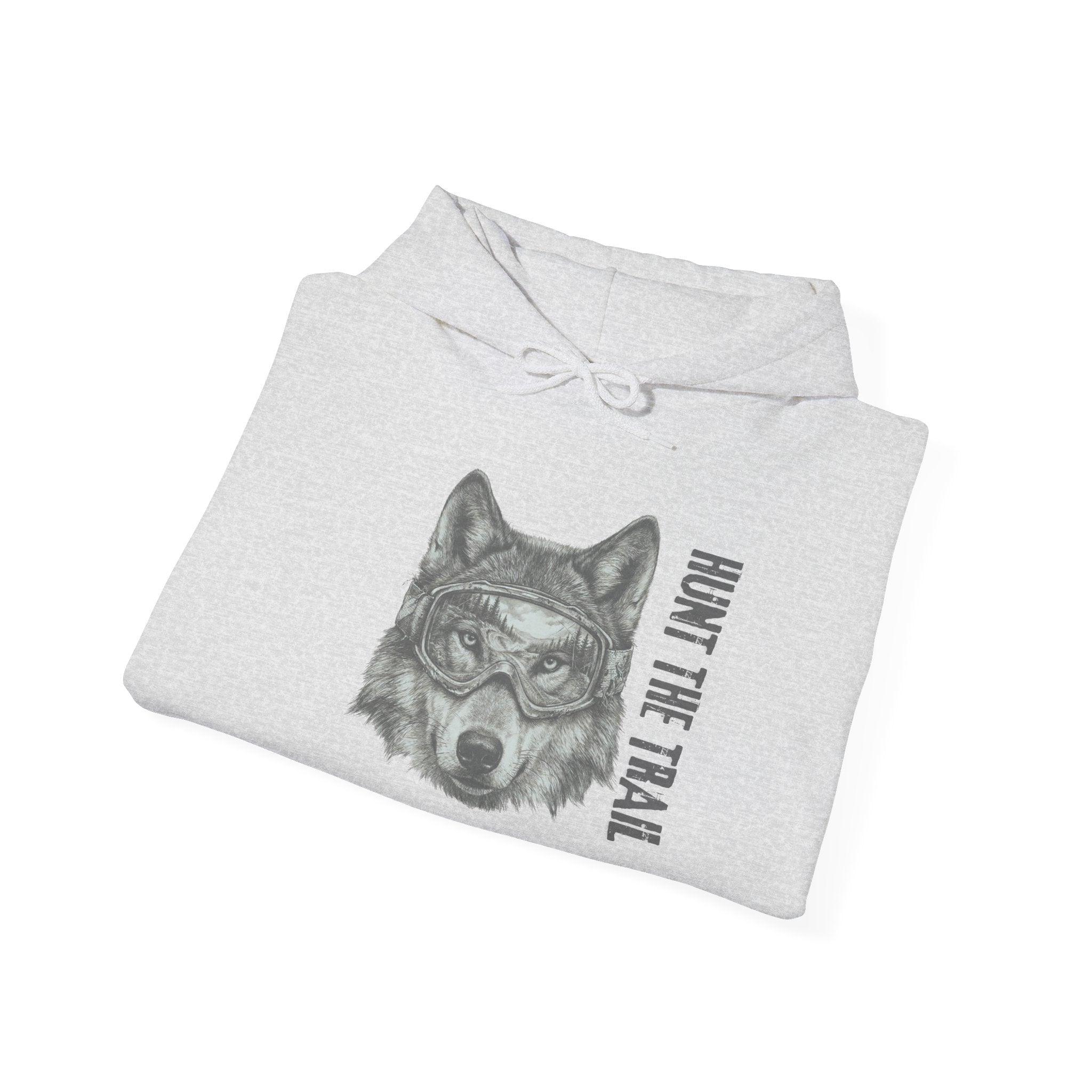 "Hunt the Trail" Wolf Hoodie