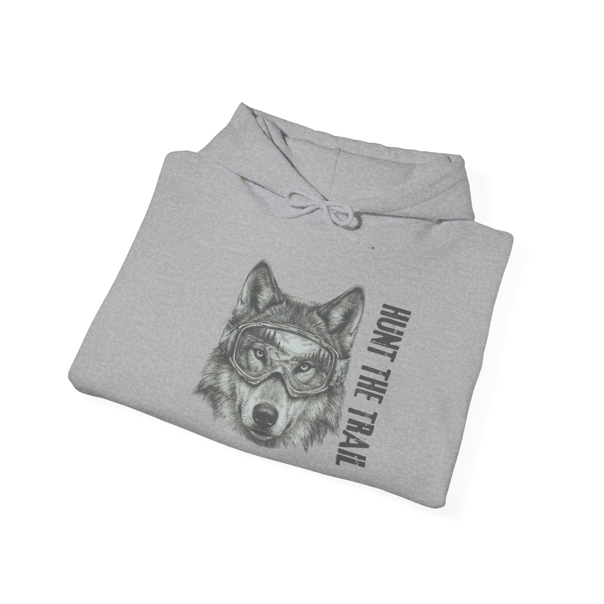 "Hunt the Trail" Wolf Hoodie