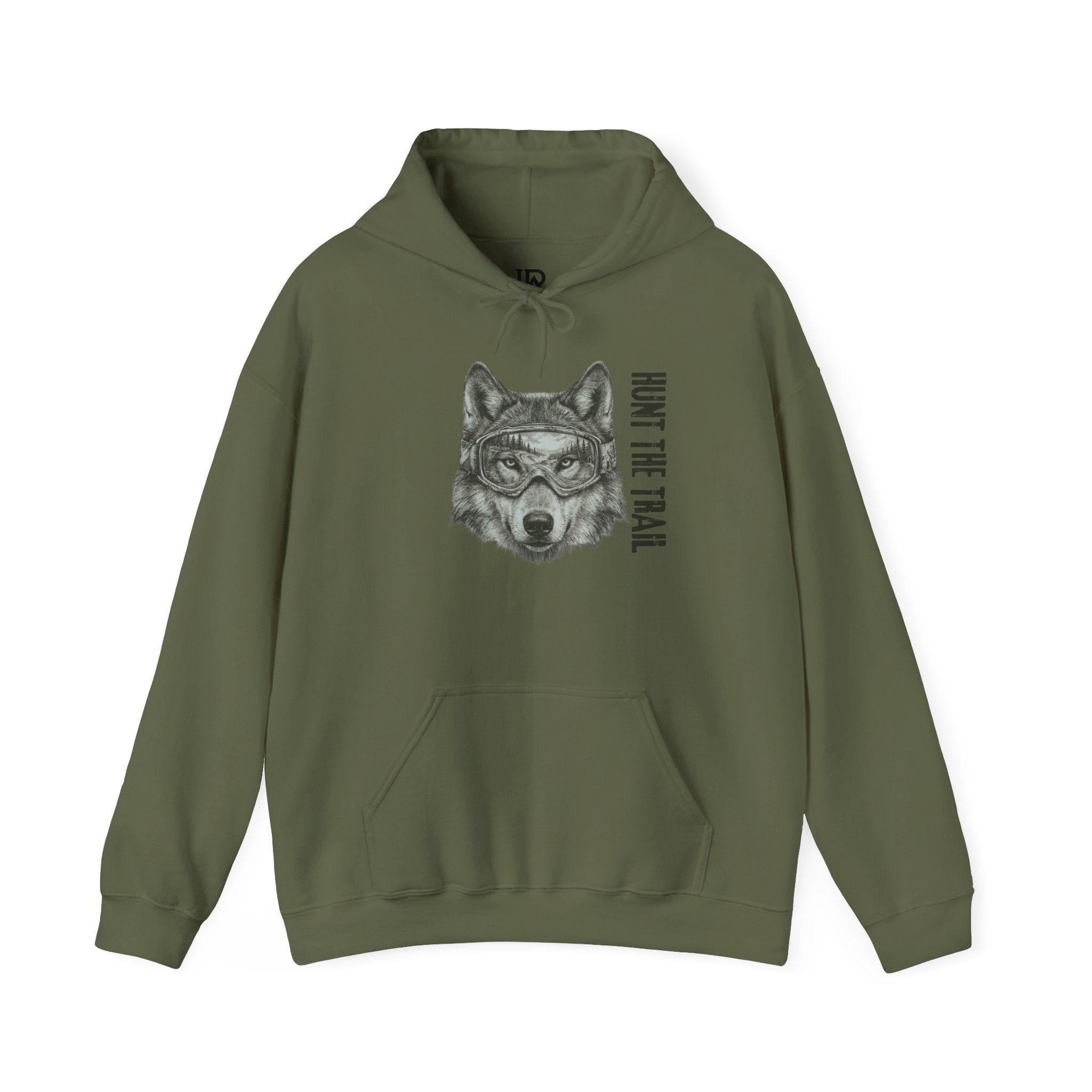 "Hunt the Trail" Wolf Hoodie