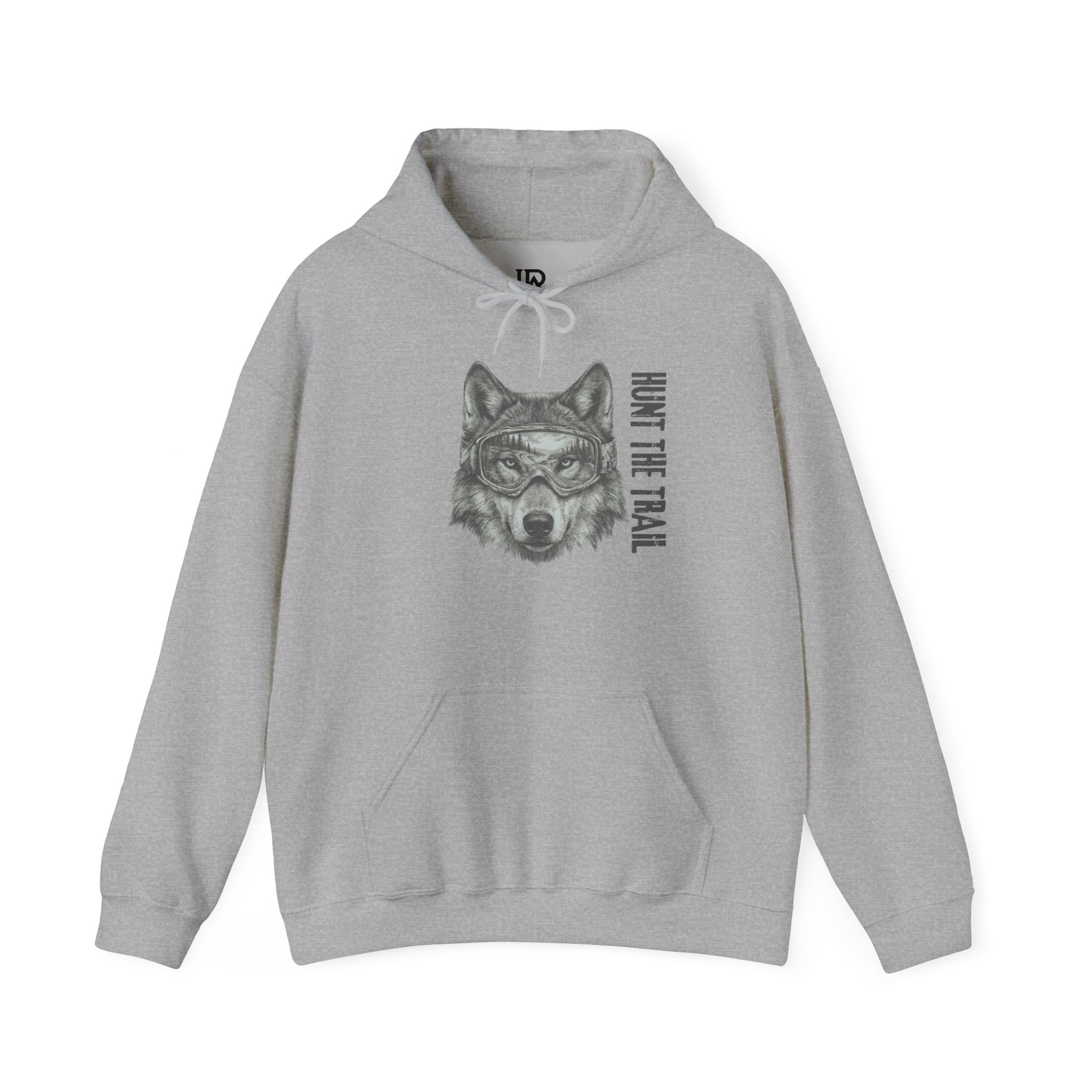 "Hunt the Trail" Wolf Hoodie