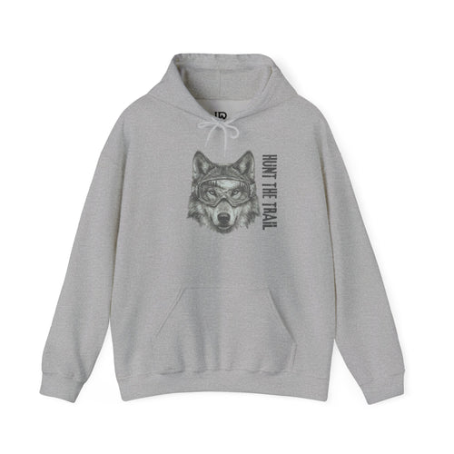 "Hunt the Trail" Wolf Hoodie