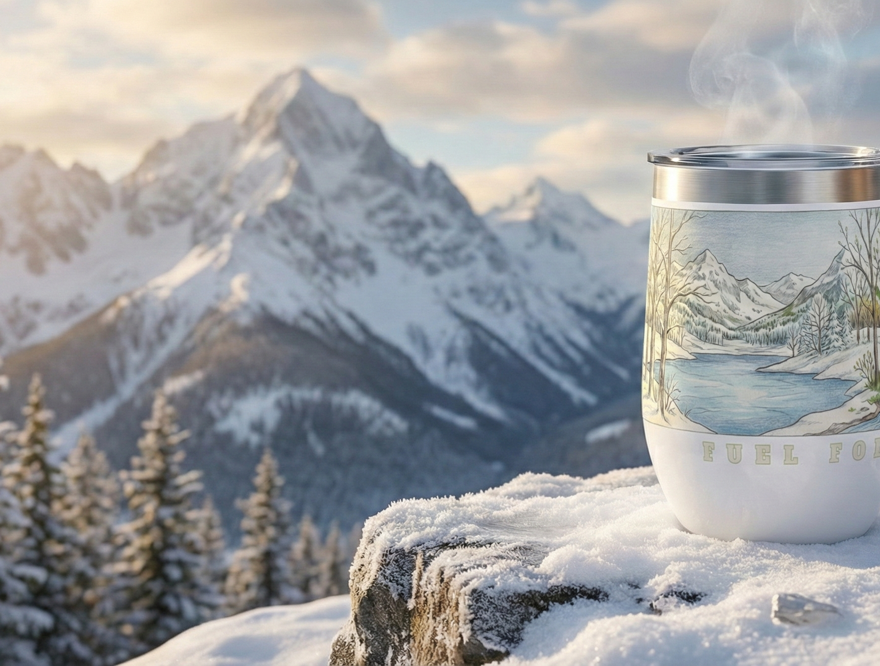 "Fuel for the Journey" Insulated Tumbler Where Every Sip Tells a Story.
